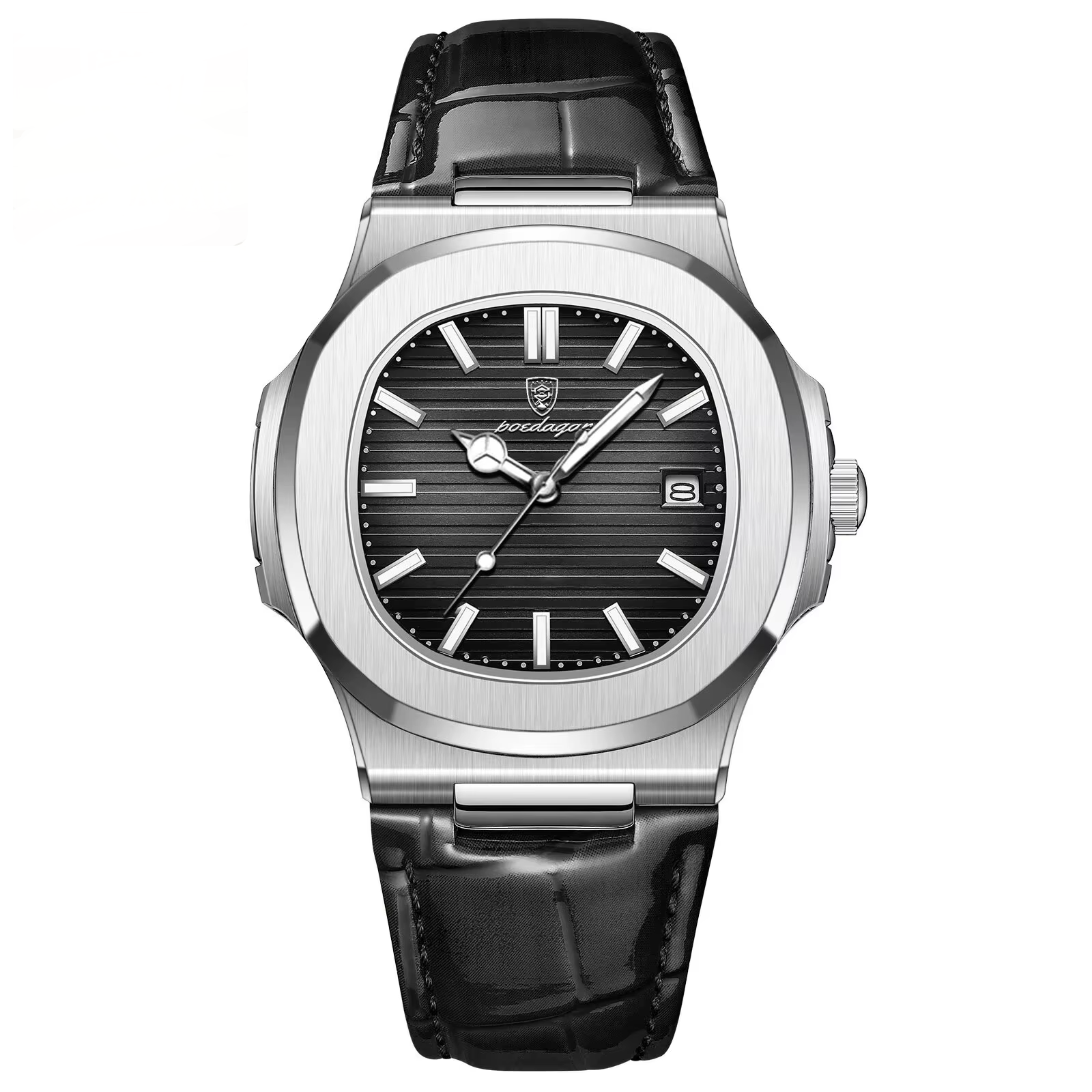 POEDAGAR Luxury Square Watch