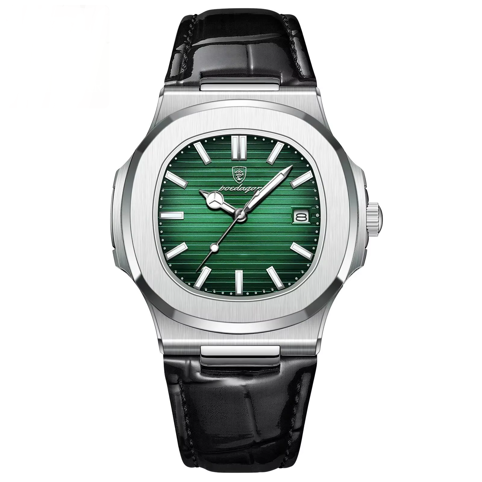 POEDAGAR Luxury Square Watch